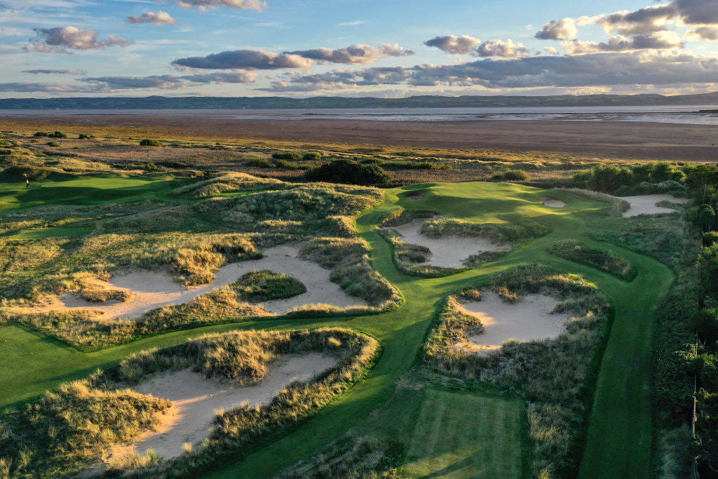The new Championship 17th hole at Royal Liverpool
